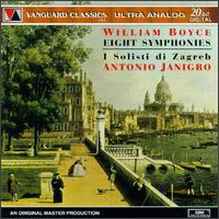 William Boyce Eight Symphonies - Herbert Tachezi (harpsichord); Herbert Tachezi (organ); I Solisti di Zagreb; Antonio Janigro (conductor)