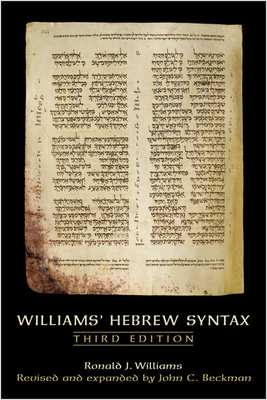 Williams' Hebrew Syntax, Third Edition - Beckman, John C