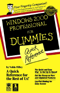 Windows 2000 Professional for Dummies Quick Reference - Hilley, Valda