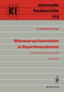Wissensreprasentation in Expertensystemen: Workshop, Herrenberg, 16.-18. Marz 1987 Proceedings
