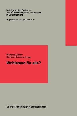 Wohlstand f?r alle? - Glatzer, Wolfgang (Editor)