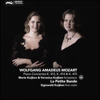 Wolfgang Amadeus Mozart: Piano Concertos K. 413, K. 414 & K. 415 - La Petite Bande; Marie Kuijken (fortepiano); Sigiswald Kuijken (violin); Veronica Kuijken (fortepiano)