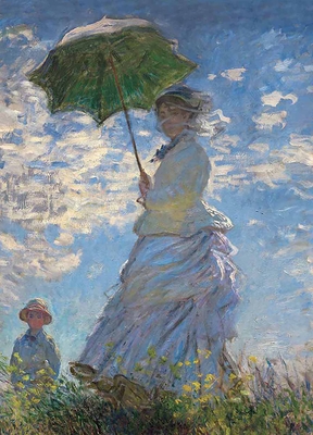 Woman with a Parasol Notebook - Monet, Claude
