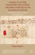 Women of Letters, Manuscript Circulation, and Print Afterlives in the Eighteenth Century: Elizabeth Rowe, Catharine Cockburn and Elizabeth Carter