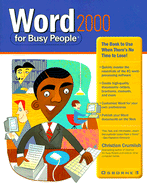 Word 2000 for Busy People - Crumlish, Christian