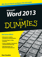 Word 2013 Fur Dummies