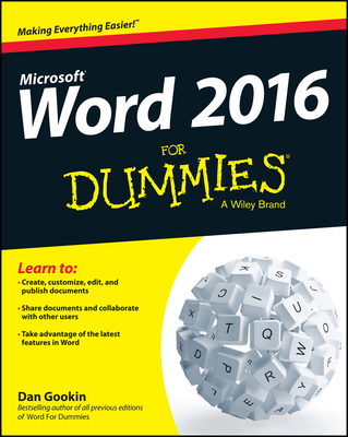 Word 2016 for Dummies - Gookin, Dan