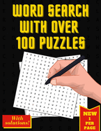Word Search with Over 100 Puzzles: Word Search Books for Adults Large Print, Stress Reflief and Meditation