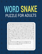 Word Snake Puzzle for Adults.