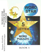 Word Star 5 Letter Word Puzzles - Book 1