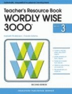 Wordly Wise 3000 Grade 3 Teacher Resource Book-2nd Edition