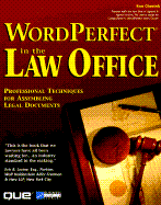 WordPerfect in the Law Office: With Disk - Chestek, Kenneth D.