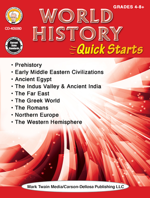 World History Quick Starts Workbook, Grades 4 - 12 - Silvano