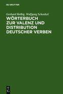 Worterbuch Zur Valenz Und Distribution Deutscher Verben