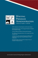 Wpa: Writing Program Administration 44.1 (Fall 2020)