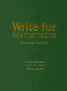 Write for Mathematics