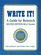 Write It!: A Guide for Research