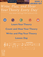 Write, Play And Hear Theory Every Day - Book 3: Answer Key