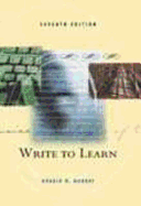 Write to Learn - Murray, Donald Morison