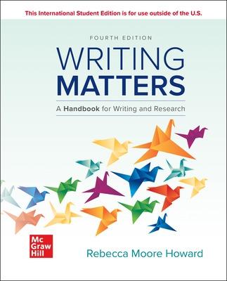 Writing Matters  Comprehensive ISE - Howard, Rebecca Moore