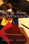 Writing Papers in Psychology - Rosnow, Ralph L, and Rosnow, Mimi