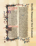 Wycliffe Manuscript New Testament