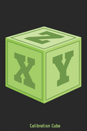 XYZ Calibration Cube: Notizbuch, Skizzenbuch, Planer oder Konstruktionsbuch in 6x9 Zoll (ca A5) perfekt f?r alle G-Code-Fans, 3D-Modell Designer, 3D-Druck-Fans und f?r CNC-Dreher. Zum planen von Projekten und zum festhalten von Ideen!