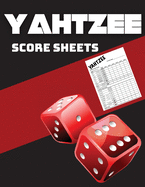 Yahtzee Score Sheets: Great Score Pads for Scorekeeping, 8.5" x 11" Yahtzee Score Cards - 100 Large Yahtzee Score Pads