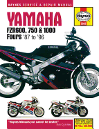 Yamaha FZR600, 750 & 1000 Fours (87 - 96) Haynes Repair Manual