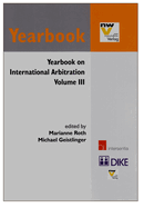 Yearbook on International Arbitration