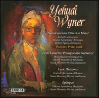 Yehudi Wyner: Piano Concerto; Cello Concerto; Lyric Harmony; Epilogue - Maximilian Hornung (cello); Robert Levin (piano)