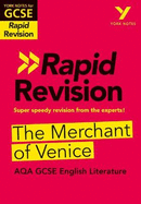 York Notes for AQA GCSE (9-1) Rapid Revision: The Merchant of Venice - catch up, revise and be ready for the 2025 and 2026 exams: Study Guide
