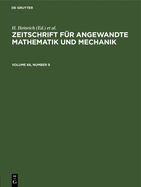 Zeitschrift F?r Angewandte Mathematik Und Mechanik. Volume 66, Number 9
